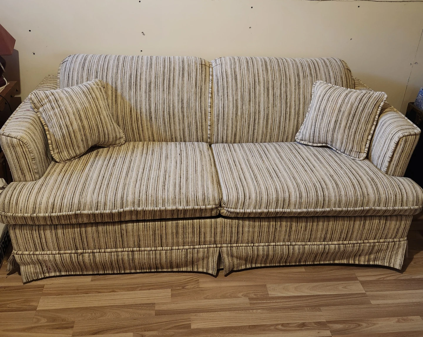 Sofa Bed with Stripes