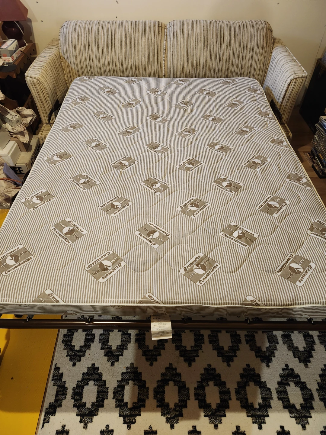 Sofa Bed with Stripes - photo 3