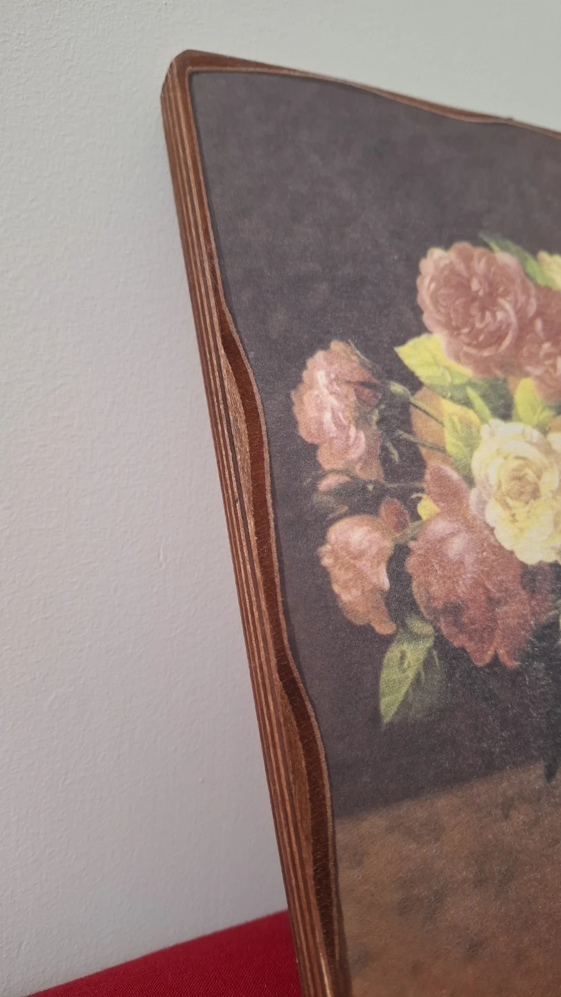 Wood Wall Art - Floral Basket - photo 3
