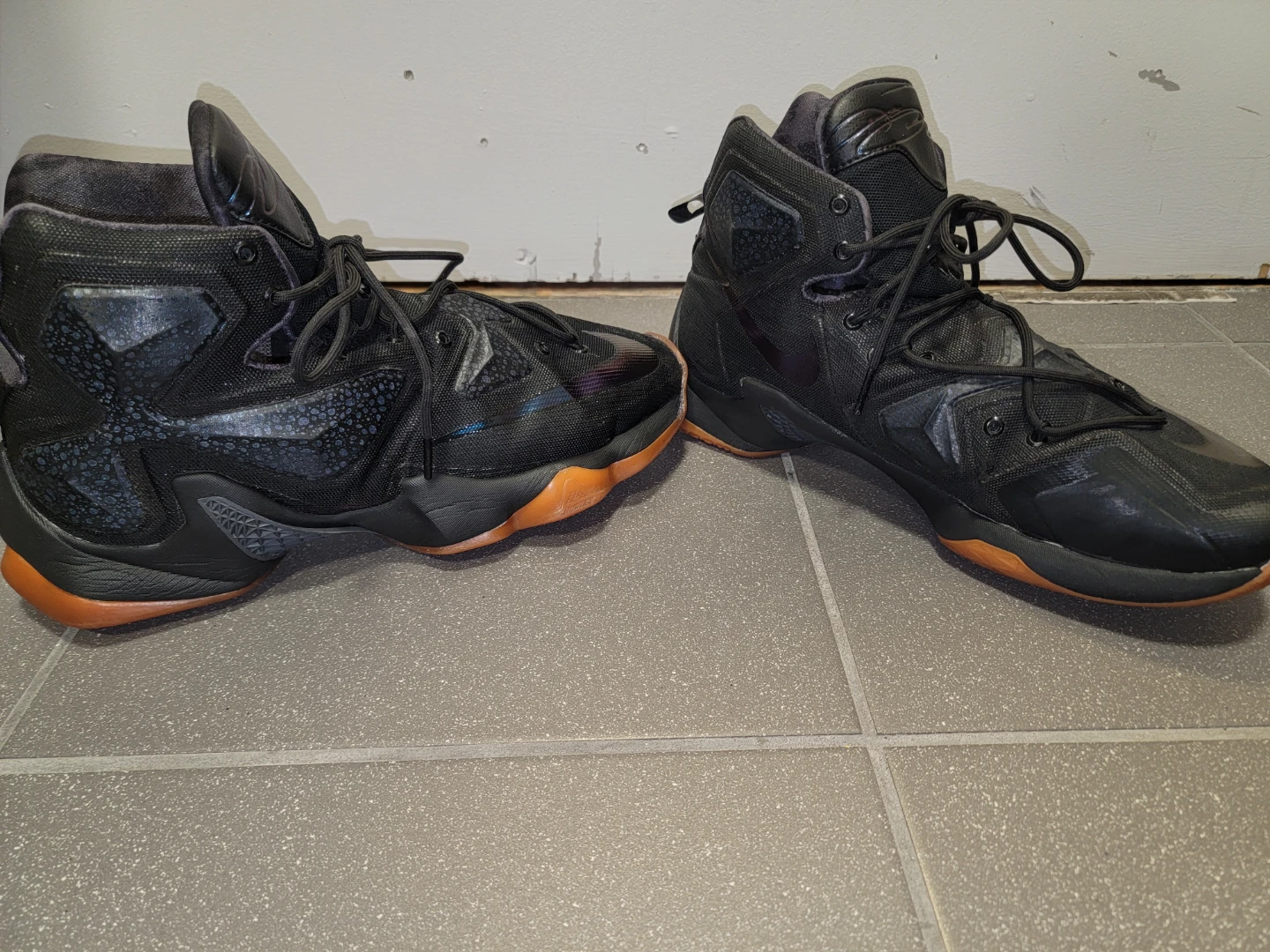 Nike LeBron Soldier 10 Black Gum Basketball Shoes