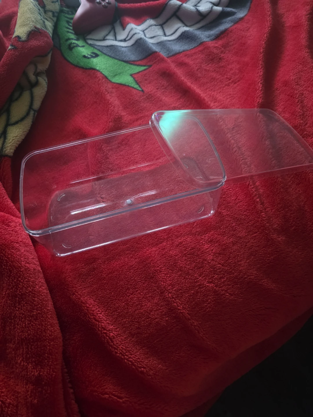 Clear Plastic Food Storage Container with Lid