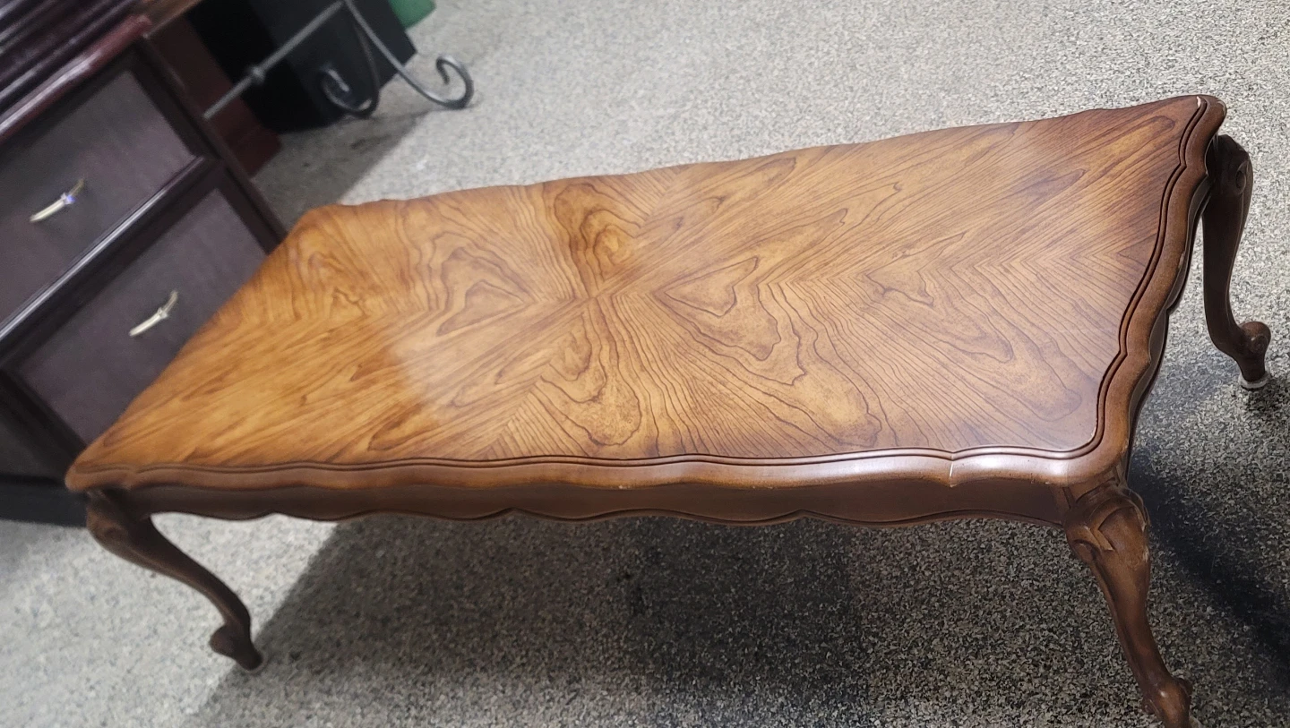 Vintage Wood Coffee Table - photo 2