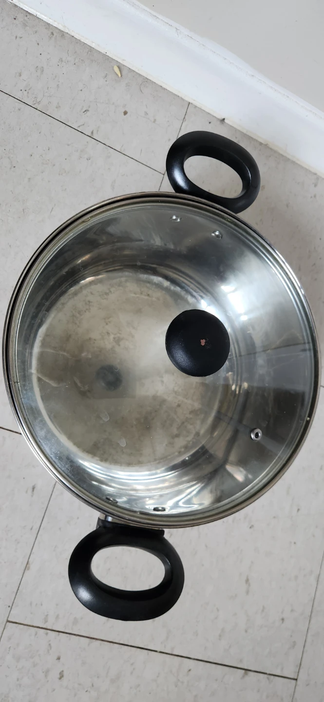 Stainless steel cooking pot