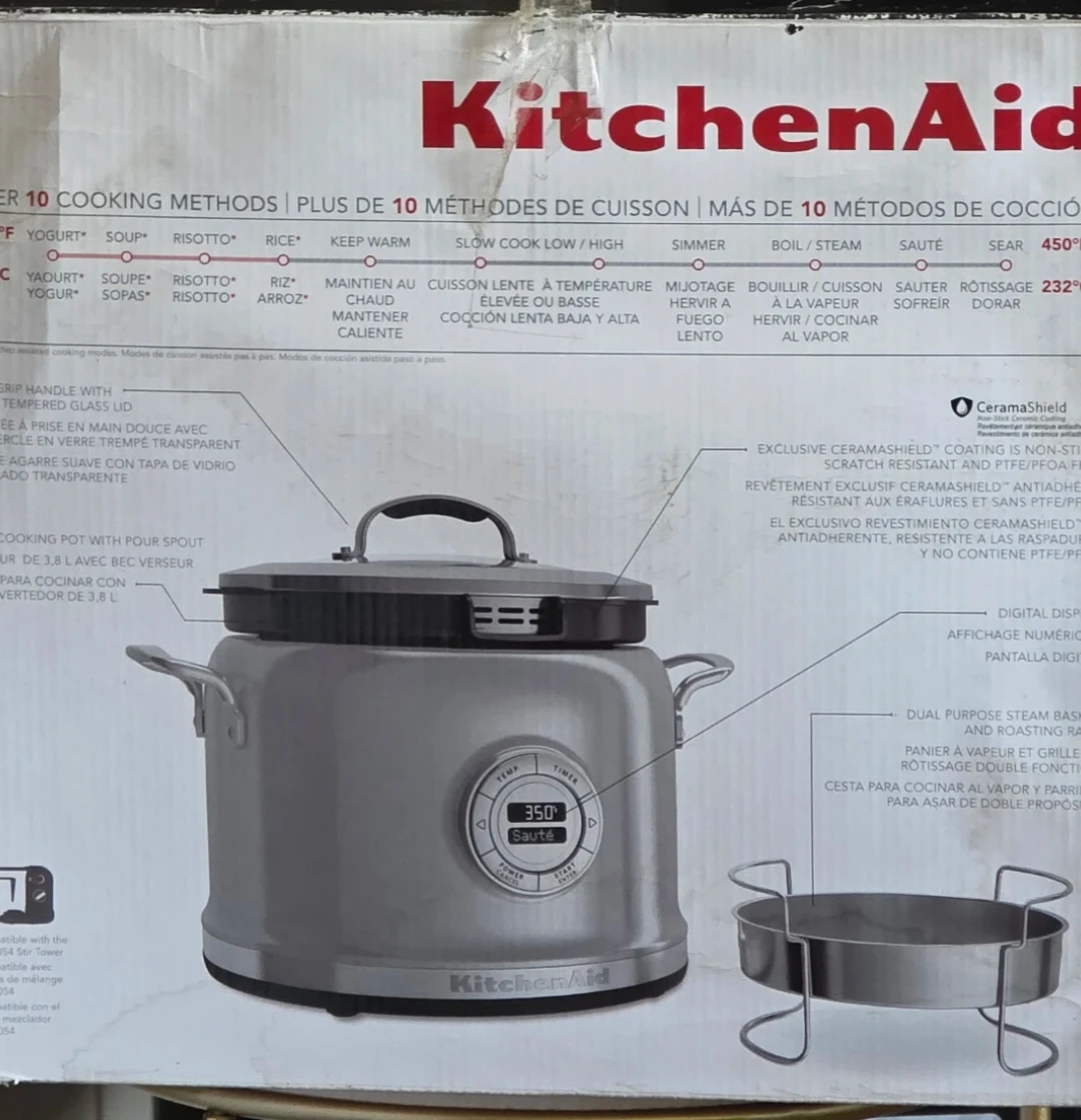 KitchenAid Multi-Function Cooker - Grey