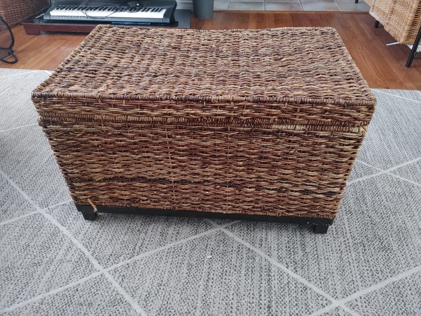 Woven Storage coffee table