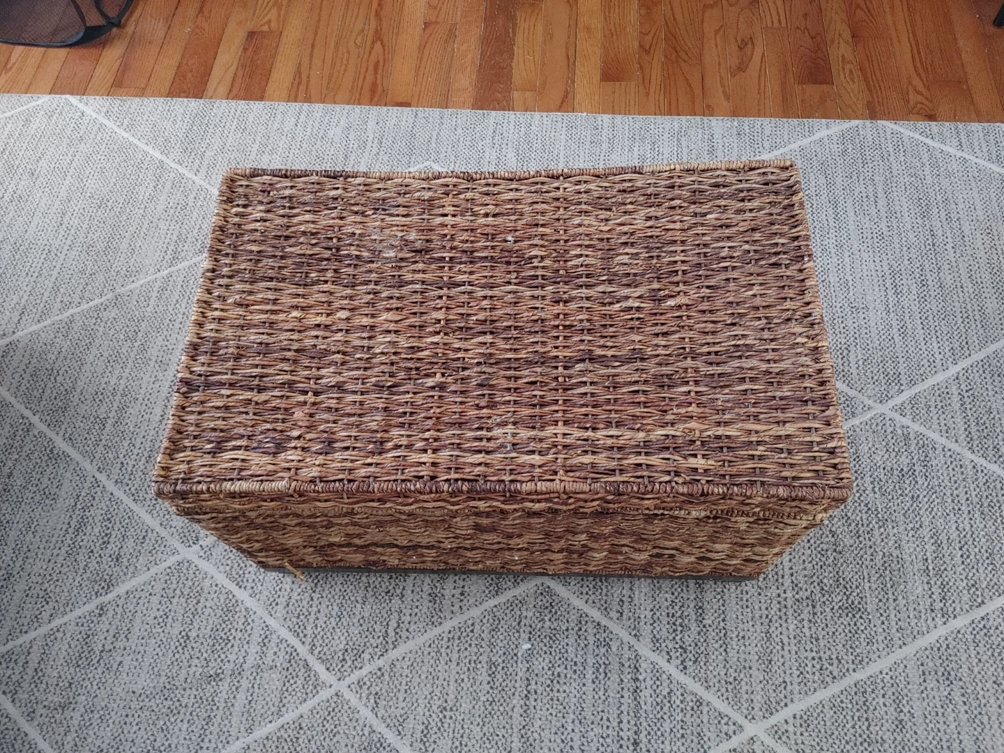 Woven Storage coffee table - photo 2