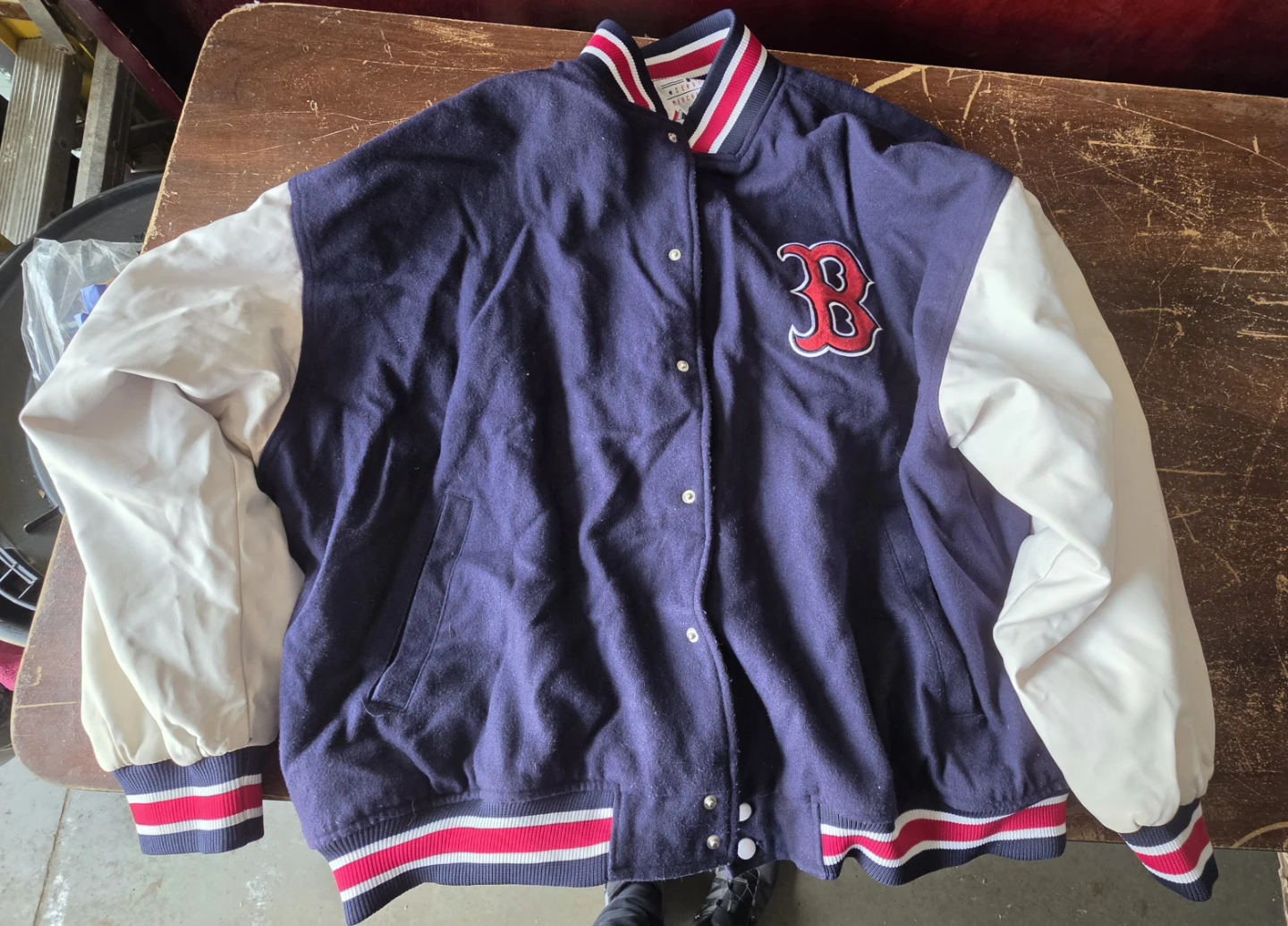 Majestic Athletic Boston Red Sox Varsity Jacket Size 4X
