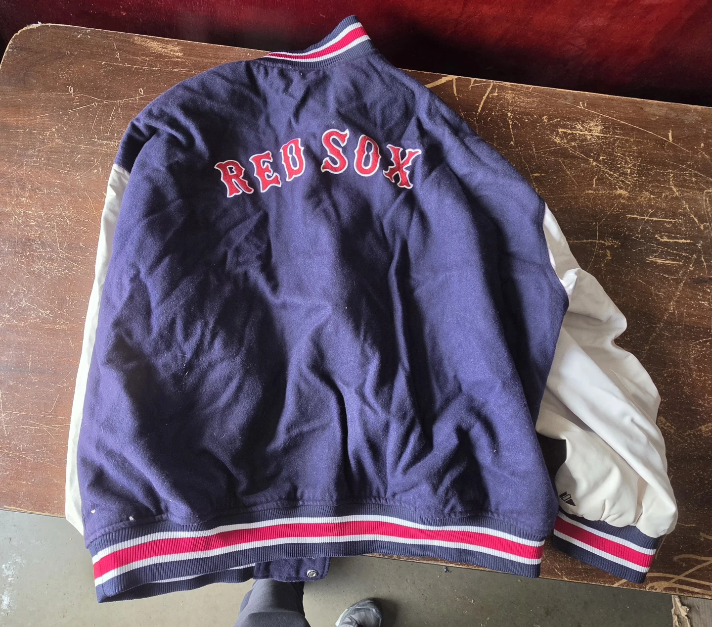Majestic Athletic Boston Red Sox Varsity Jacket Size 4X - photo 2