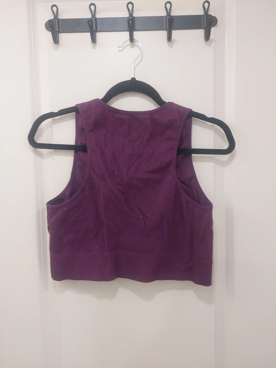 Burgundy crop top - photo 2