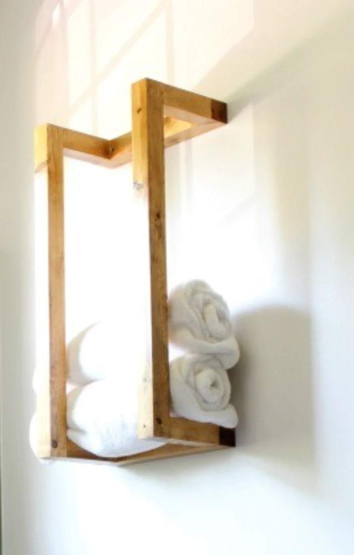 Handmade Bathroom Towel Rack - photo 3