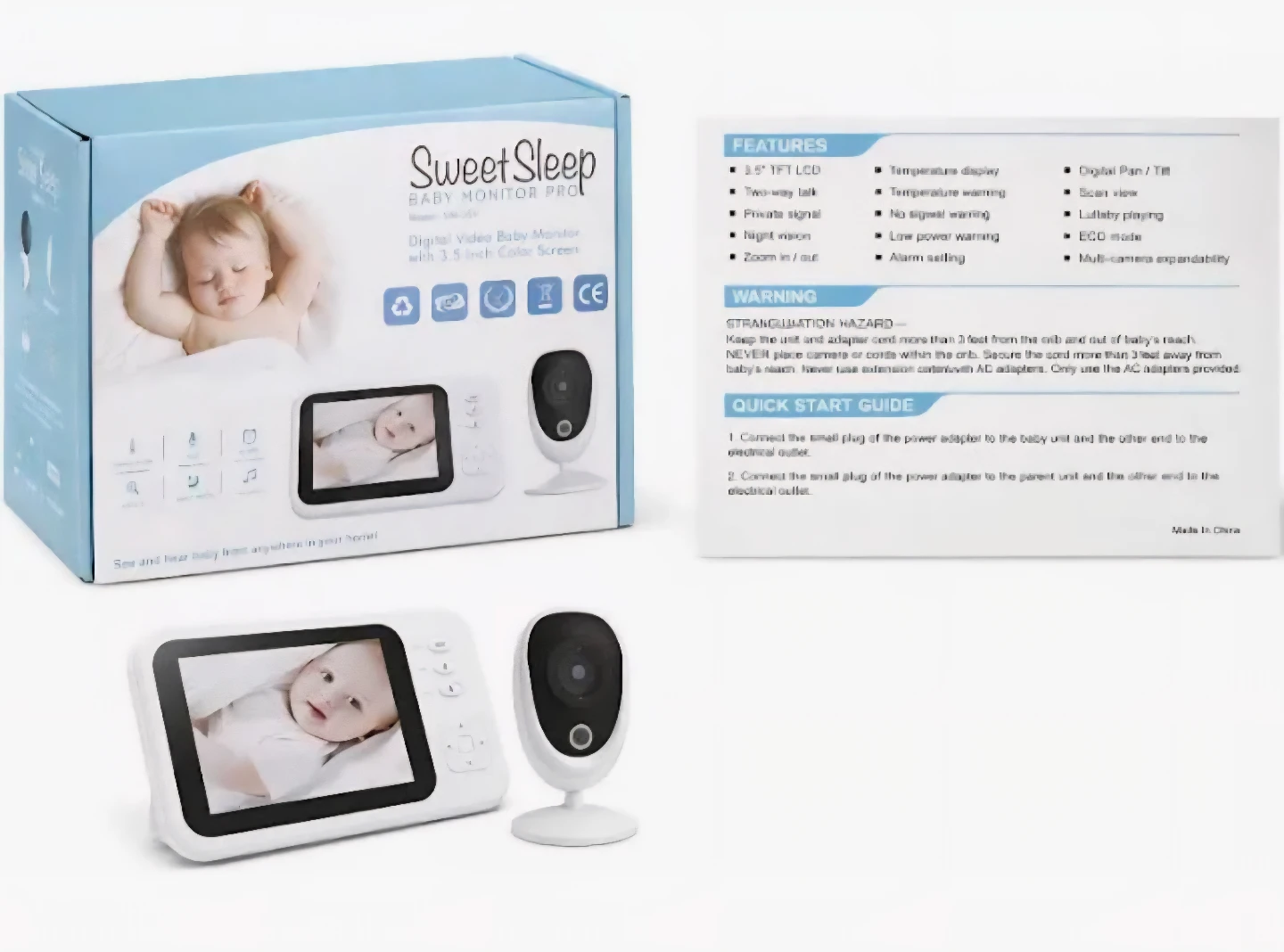 Sweet Sleep Baby Monitor Pro SM-35V