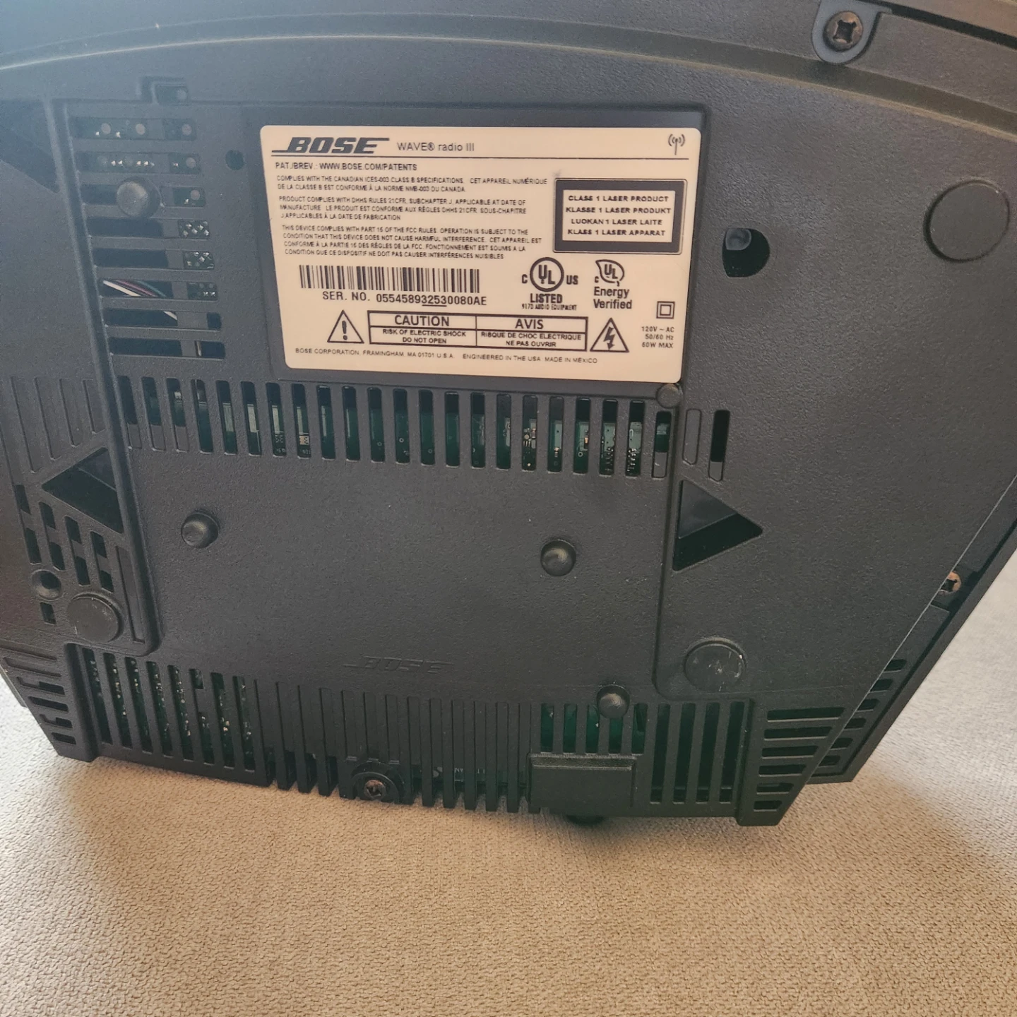 Bose Wave Radio III - Silver/Gray - photo 3