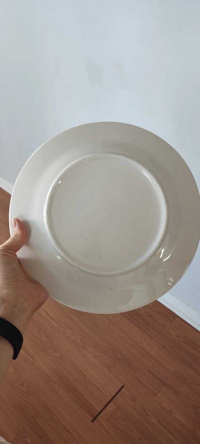 Cream coloured dinner plate - photo 3