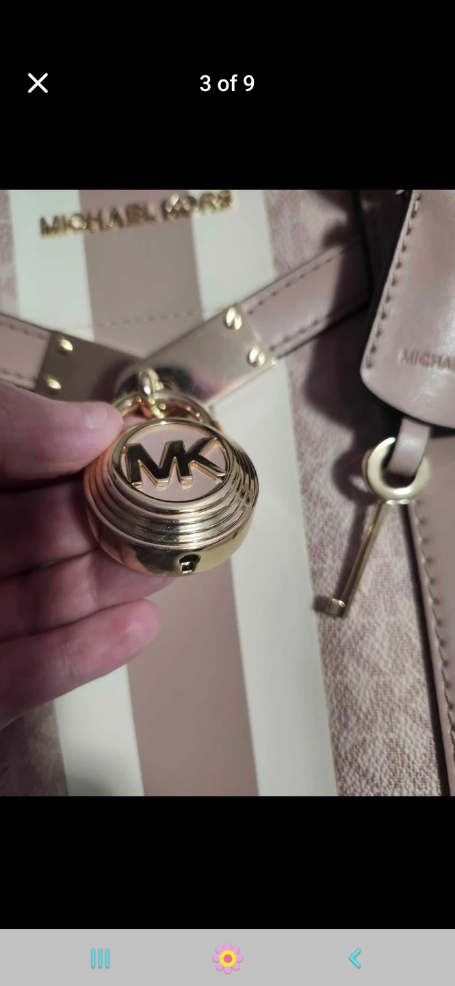 Michael Kors Pink Monogram Tote Bag - photo 3