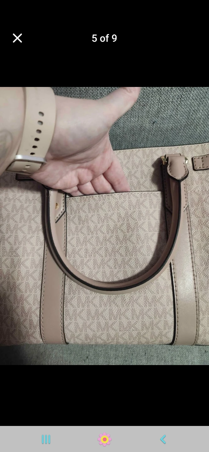 Michael Kors Pink Monogram Tote Bag - photo 5