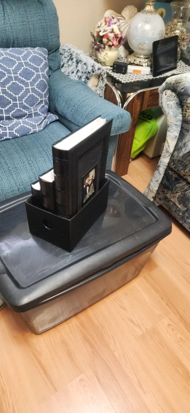 Set of 3 Black Photo Albums