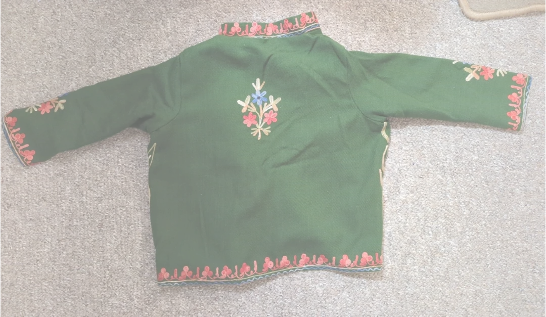 Green Embroidered Jacket toddler girl - photo 2