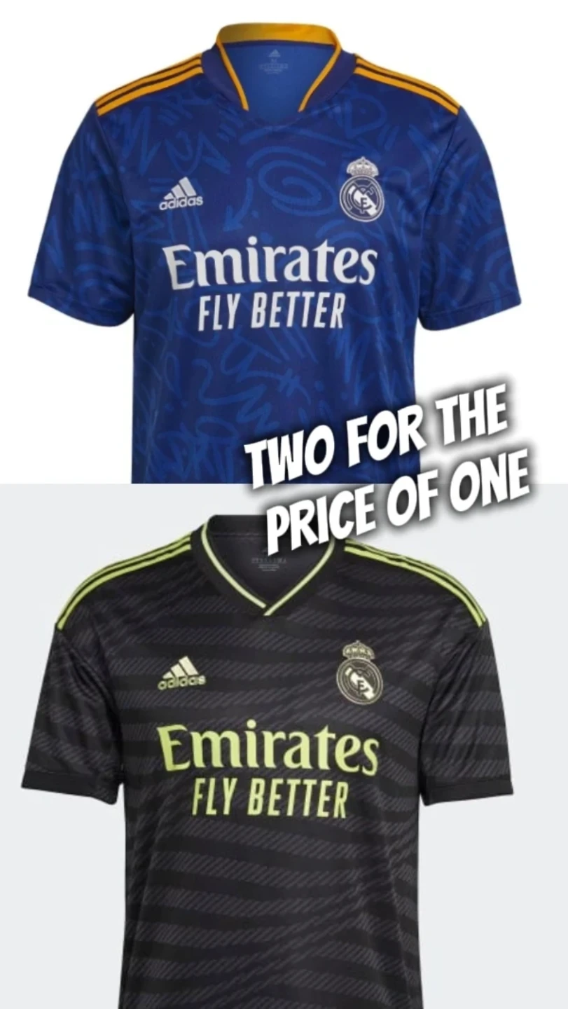 XL Real Madrid (two Jerseys)