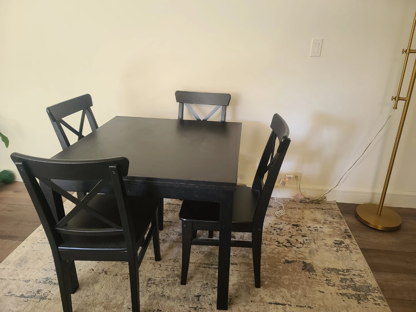 MUST SELL BY MAY 16 Ikea wooden extendable Dining Table Set - photo 3