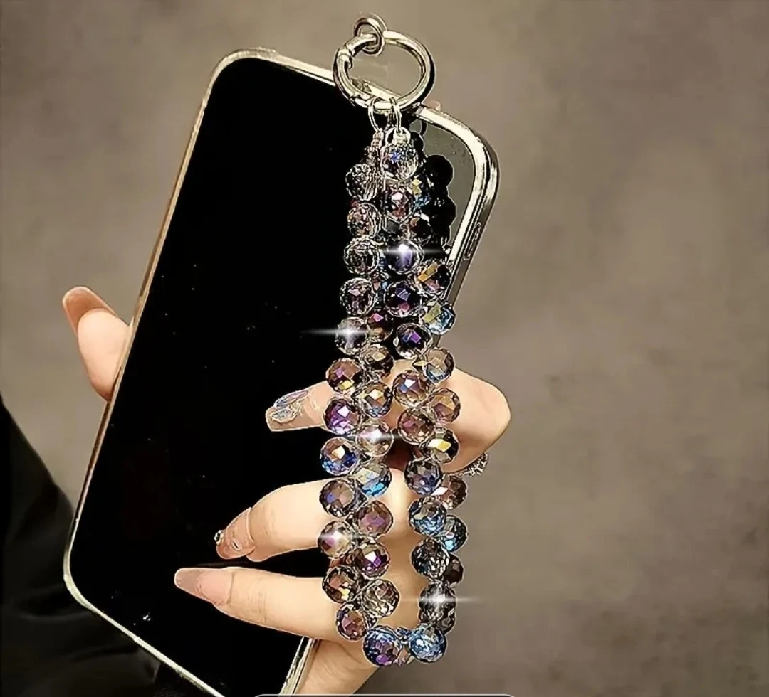 Crystal Bead Phone Charm Strap - photo 2