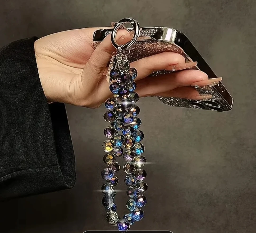 Crystal Bead Phone Charm Strap - photo 3