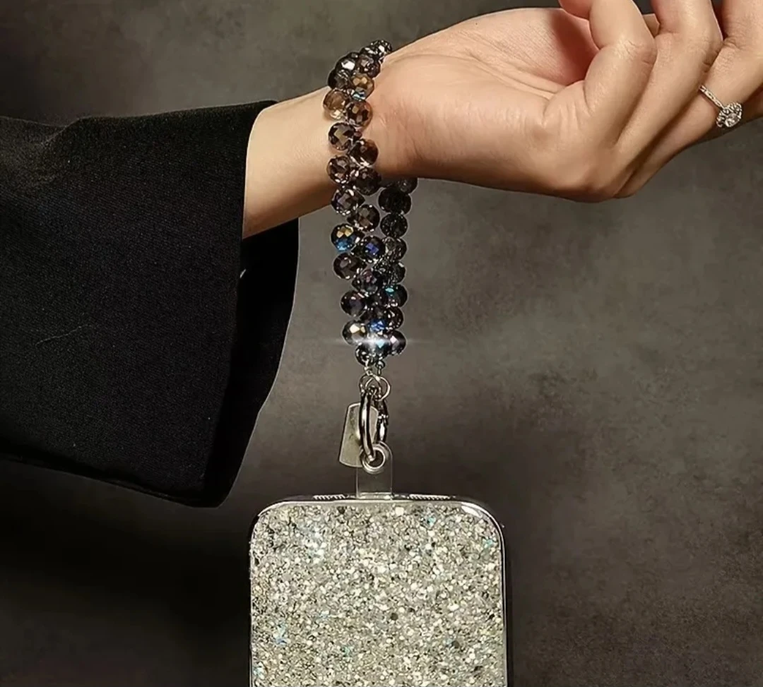 Crystal Bead Phone Charm Strap - photo 4