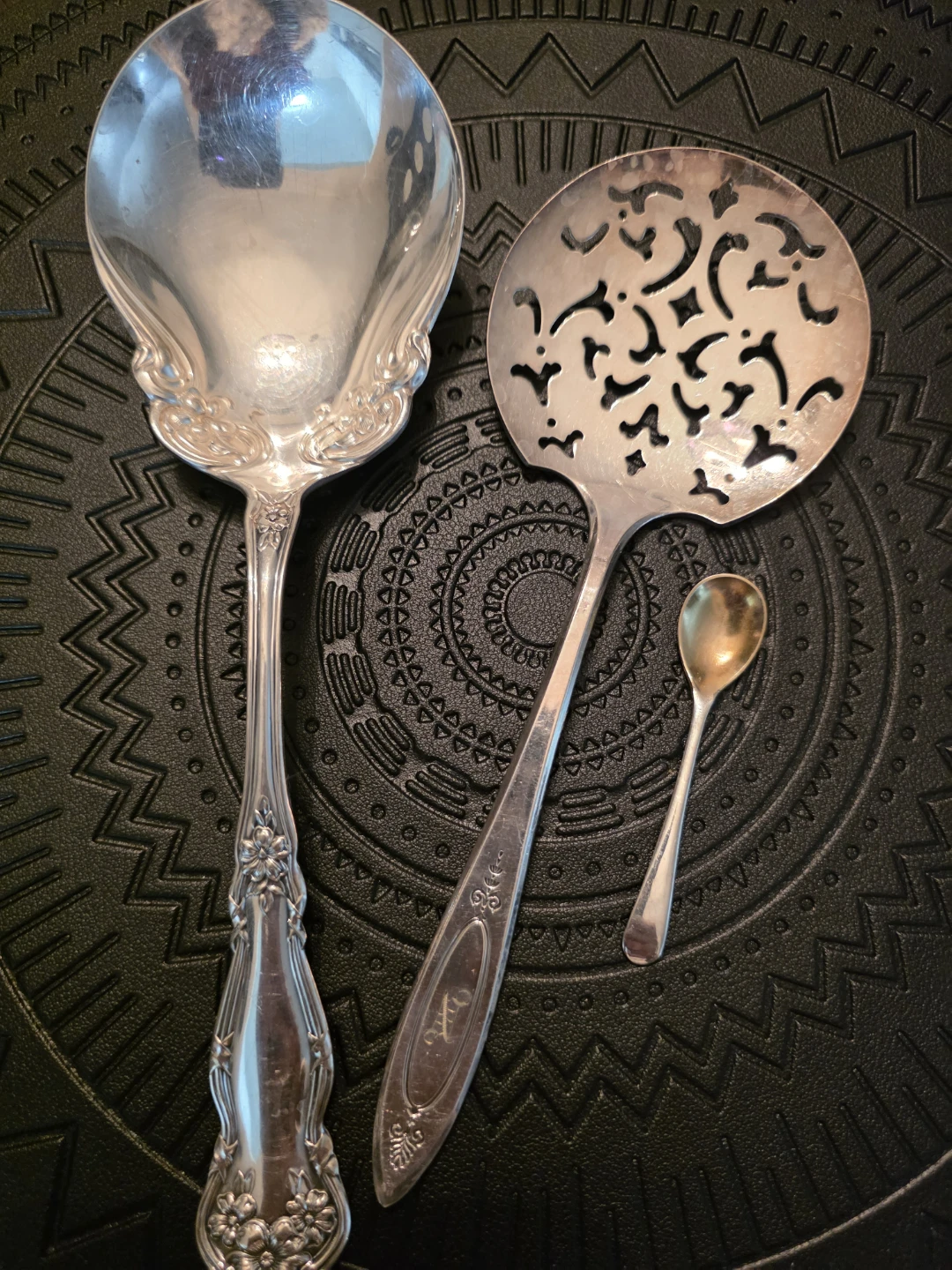 3 Antique Silver spoons