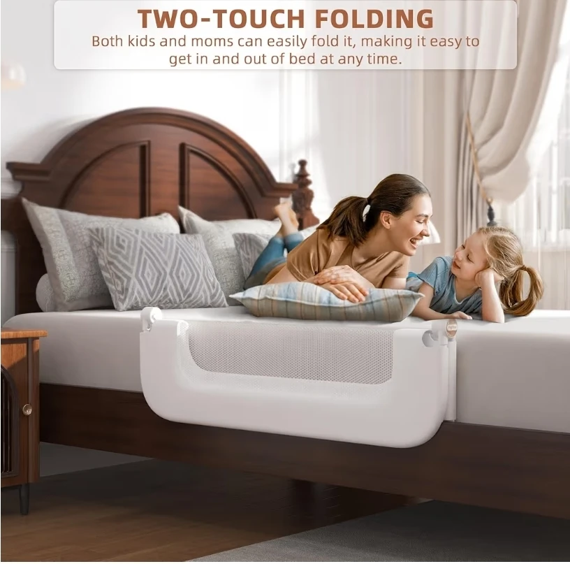 Bed Rail for Toddlers and babies, white 32in. - photo 2