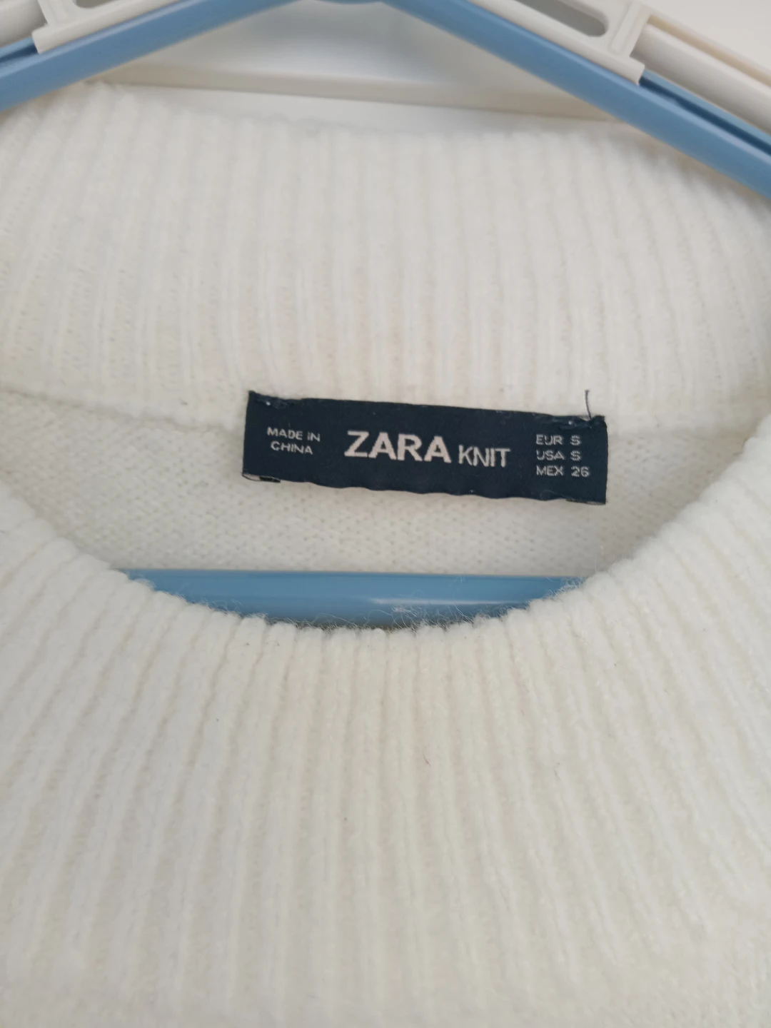 Zara Knit Off-White Sweater Size S - photo 2