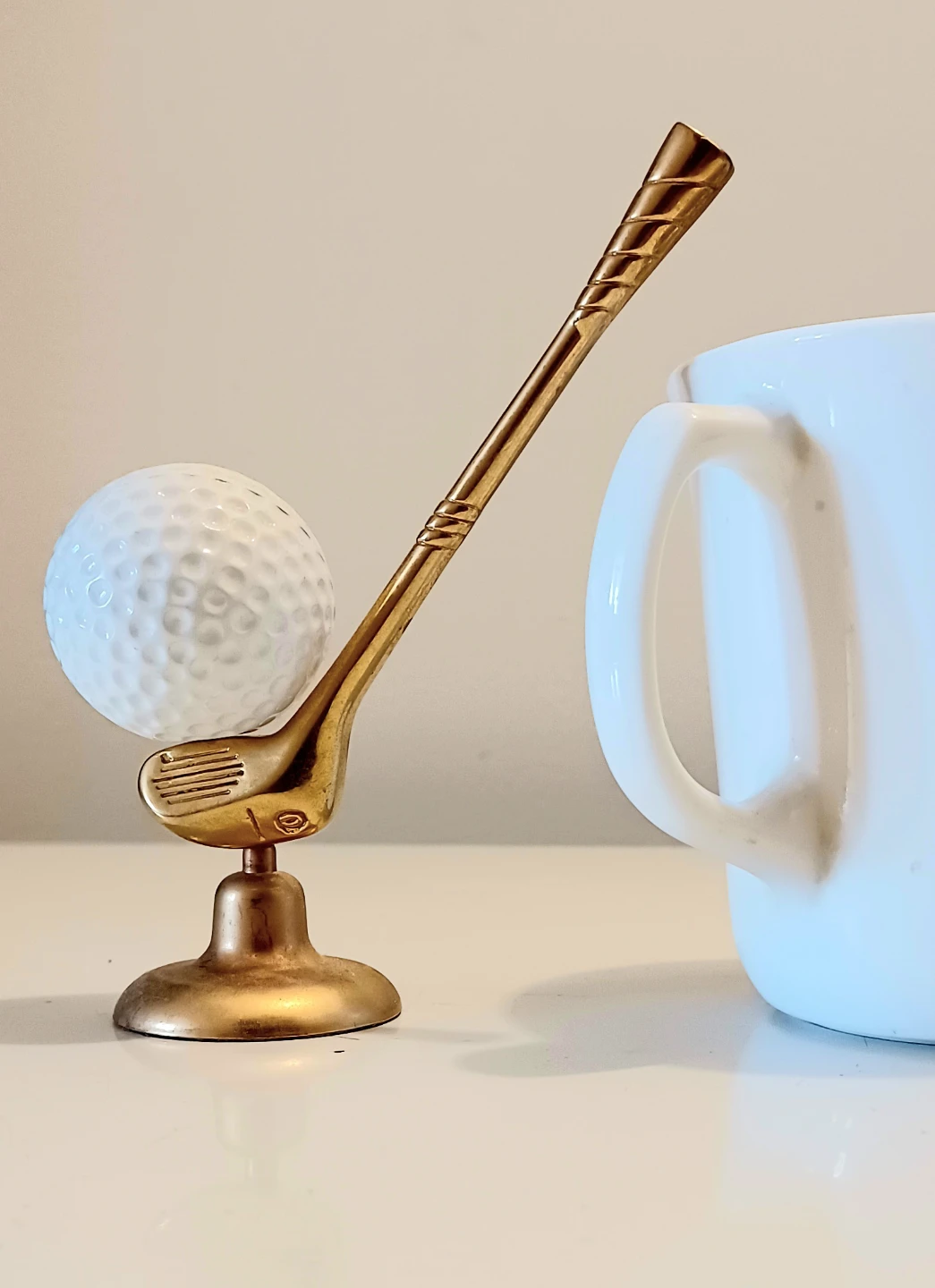 Unique Nina Ricci Golf Ball & Golf Club Clock - photo 3