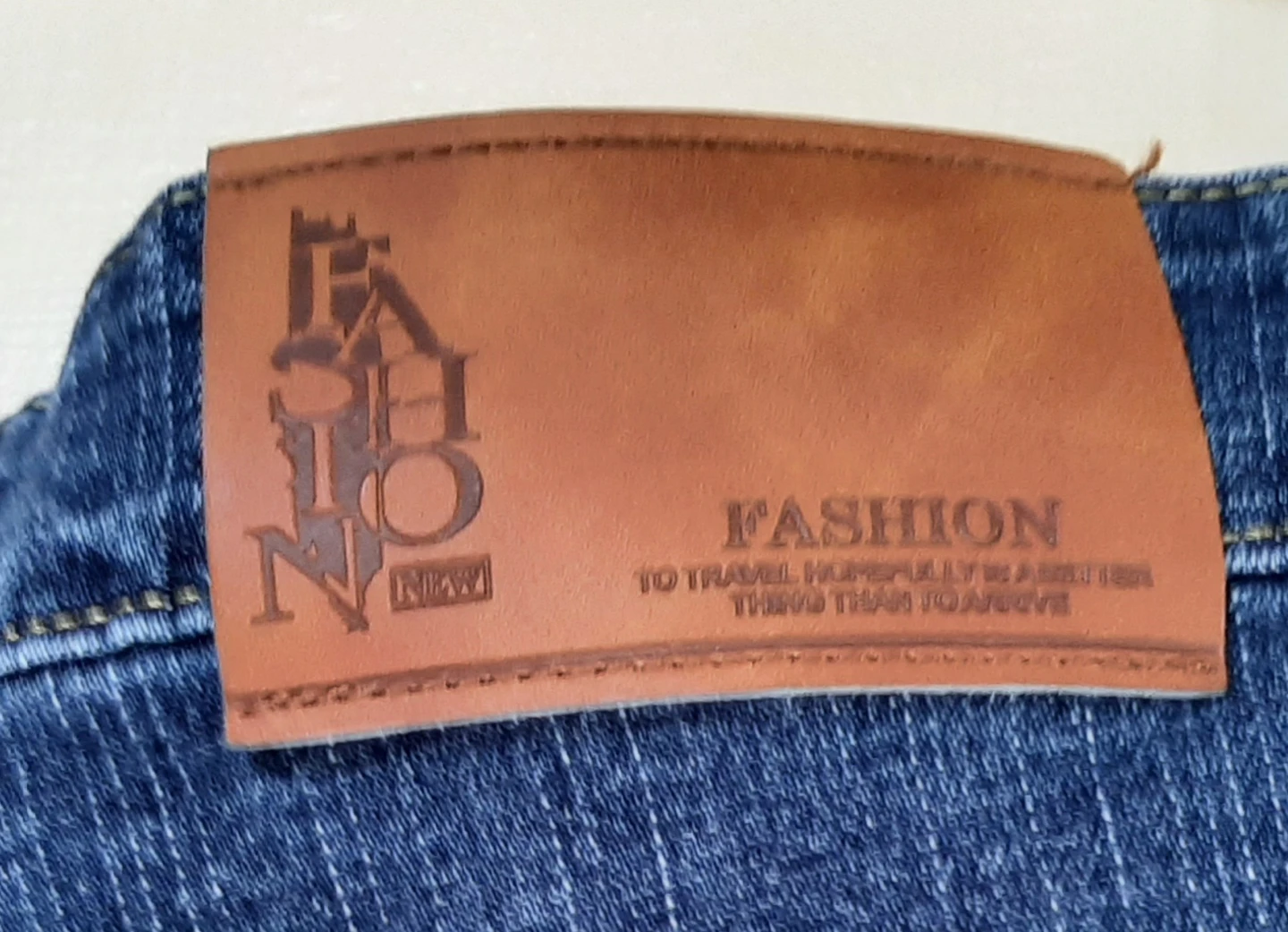 Fashion Brand Blue Denim Jeans - photo 3