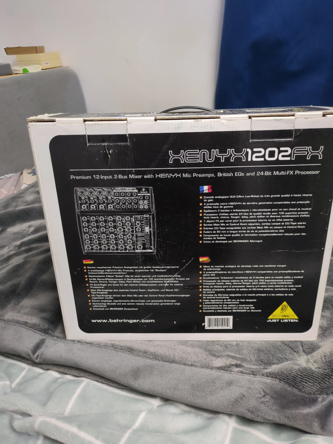 Behringer Xenyx 1202FX Premium 12-Input 2-Bus Mixer - photo 3