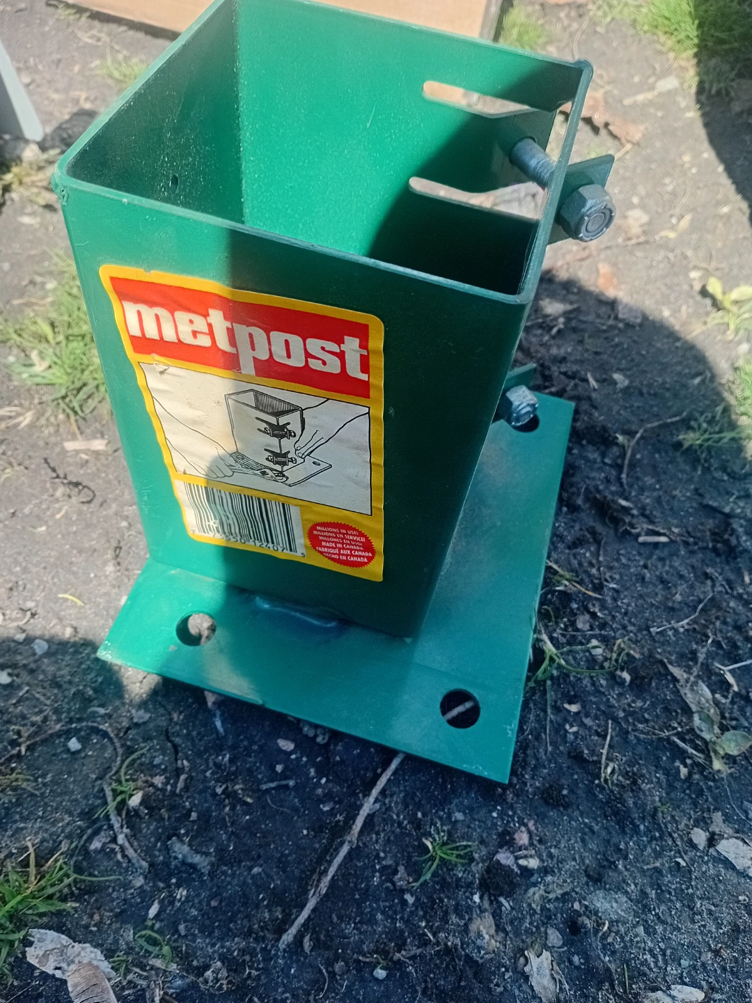 Metpost Green Metal Post Anchor