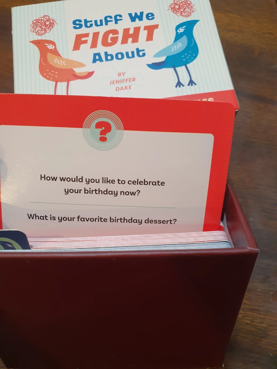 Stuff We Fight About Conversation Card Game for Couples - photo 3