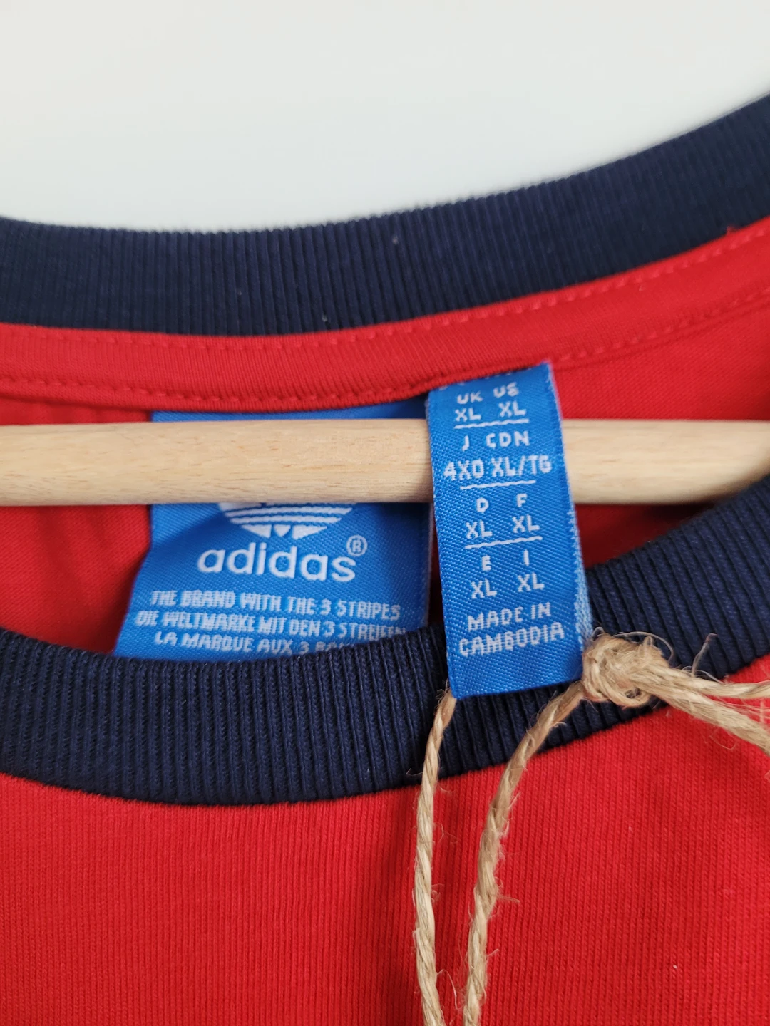 Adidas Sport Ess Tee - Red, XL - photo 2