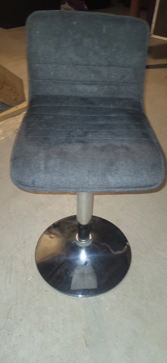4 Grey Swivel Bar Stool - photo 2