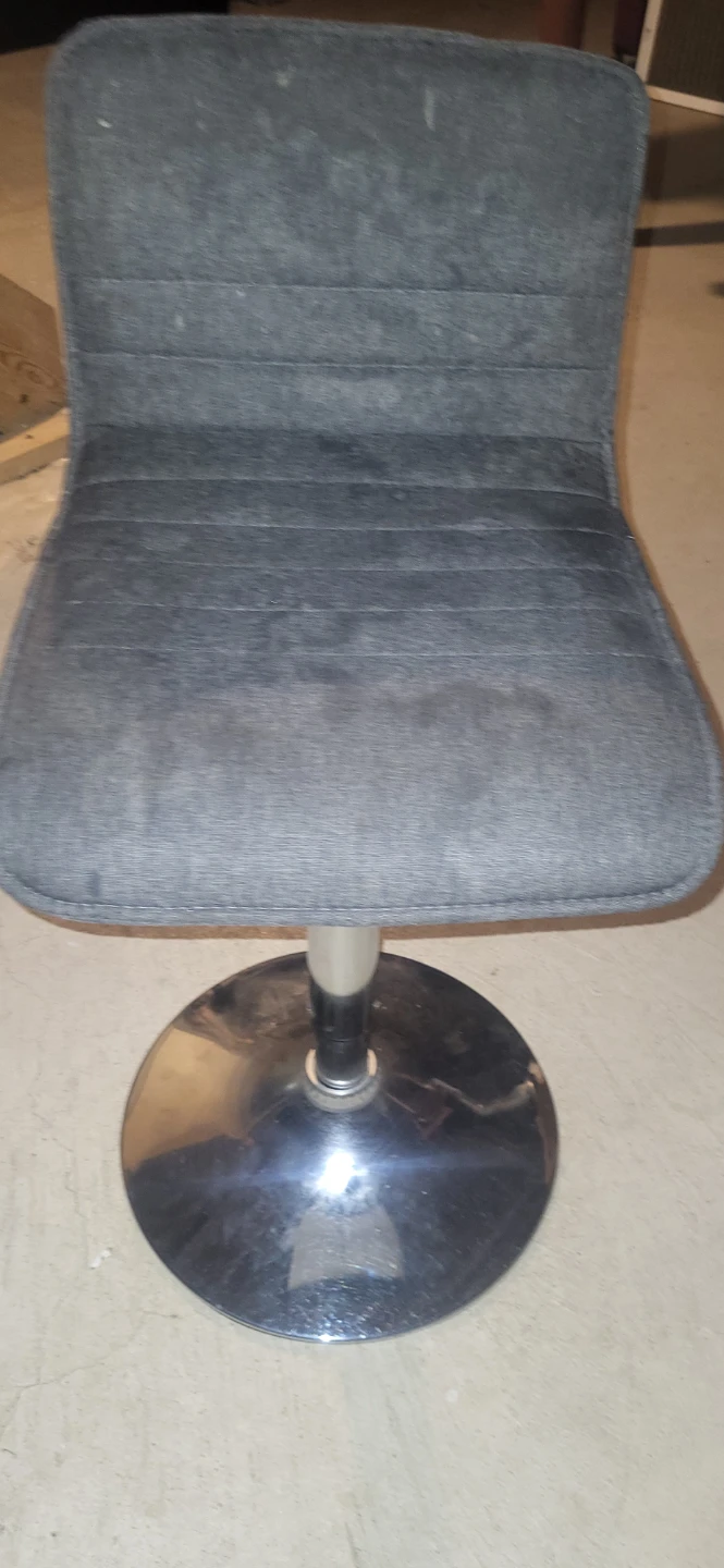 4 Grey Swivel Bar Stool - photo 3