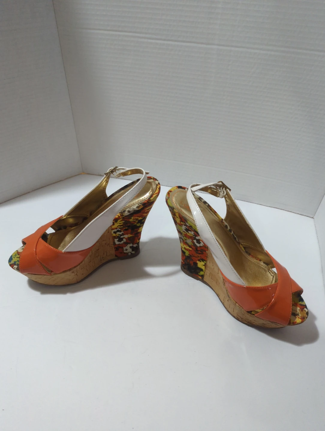Club Couture Wedge Sandals Orange - photo 3