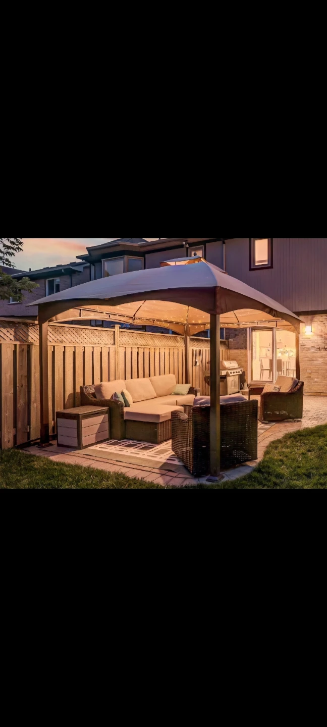10 x12 Gazebo Canopy Top and Frame