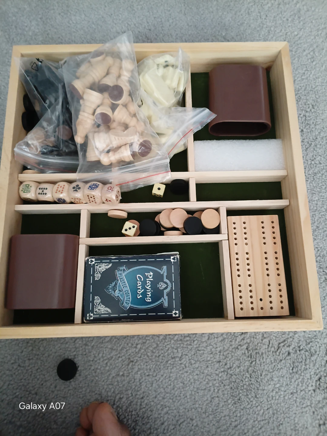 Maple Lodge Farms Wooden Multi-Game Set