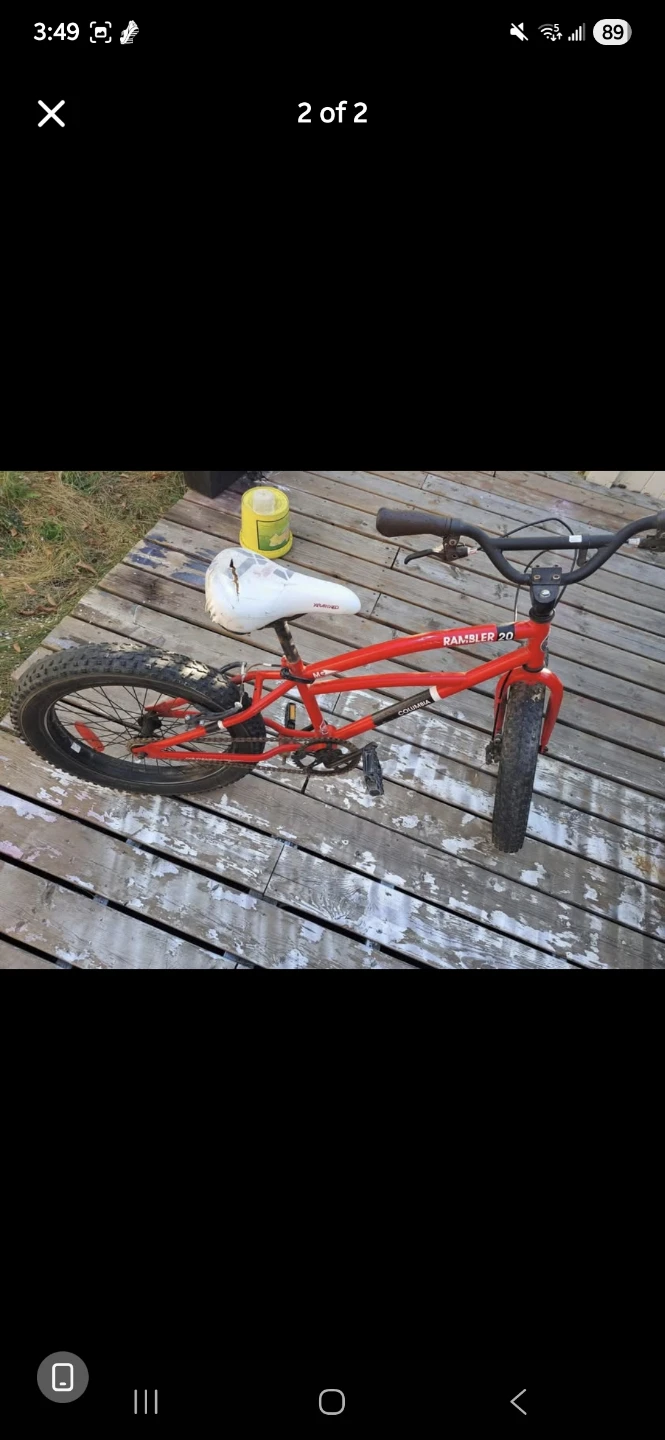 Red Rambler 20" Bike