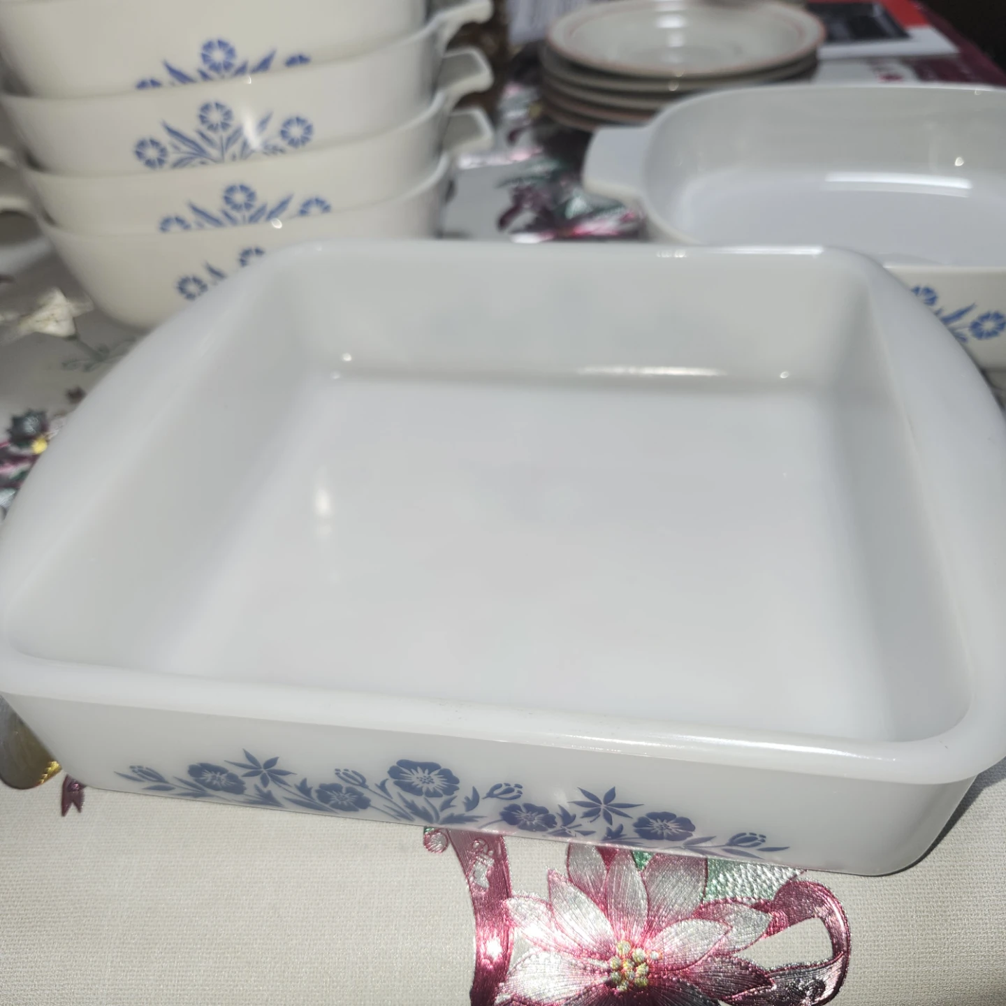 CorningWare Blue Cornflower Casserole Dishes - photo 5