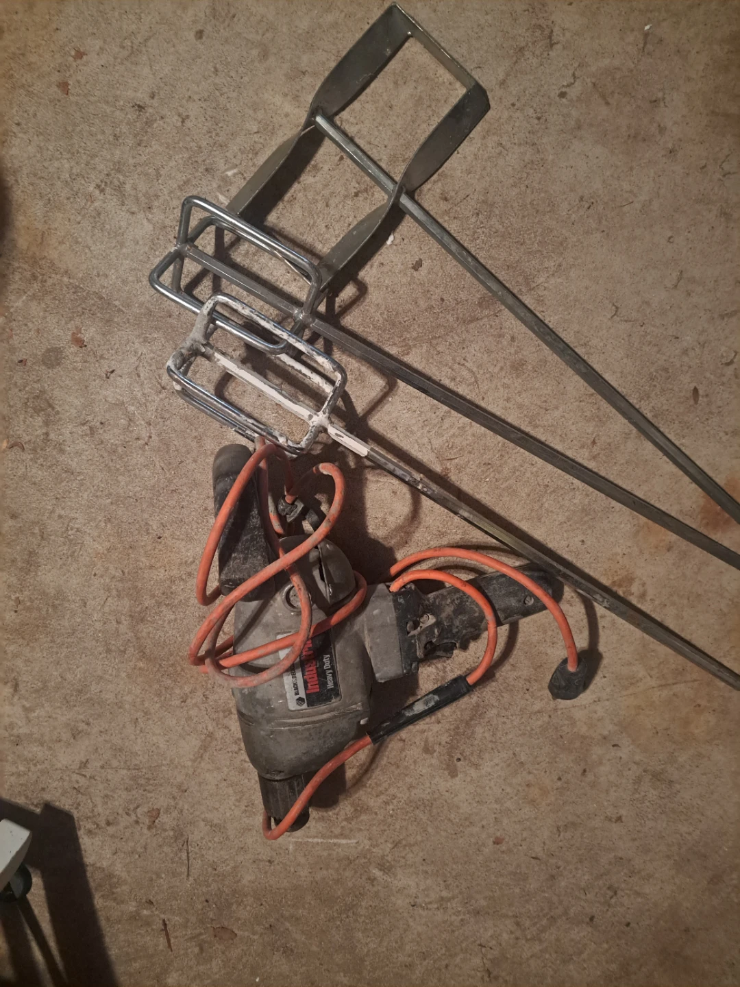 BLACK+DECKER Heavy Duty Mortar Mixer with 2 Paddles