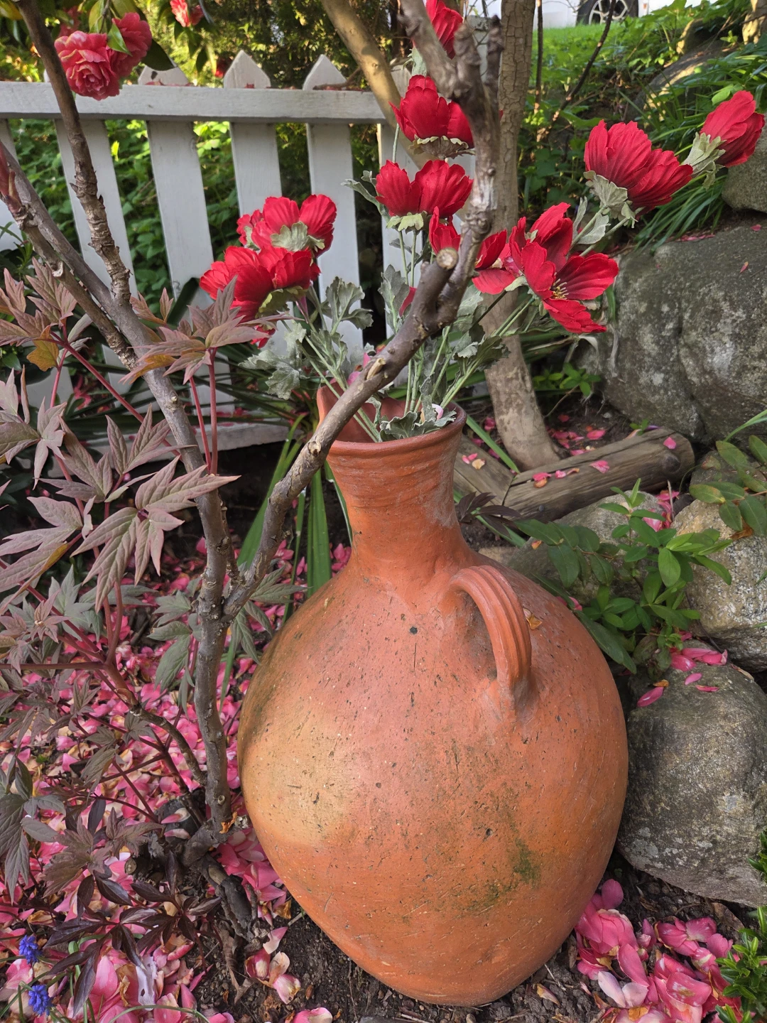Terracotta Pitcher with Handle - photo 2