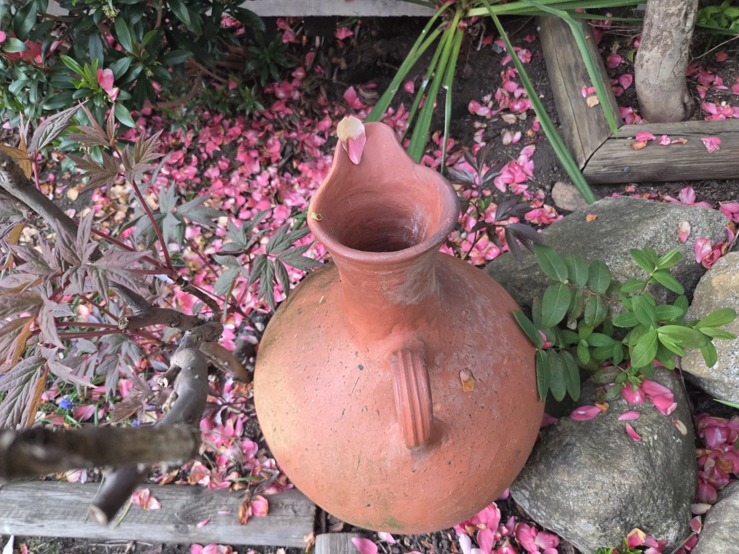 Terracotta Pitcher with Handle - photo 3