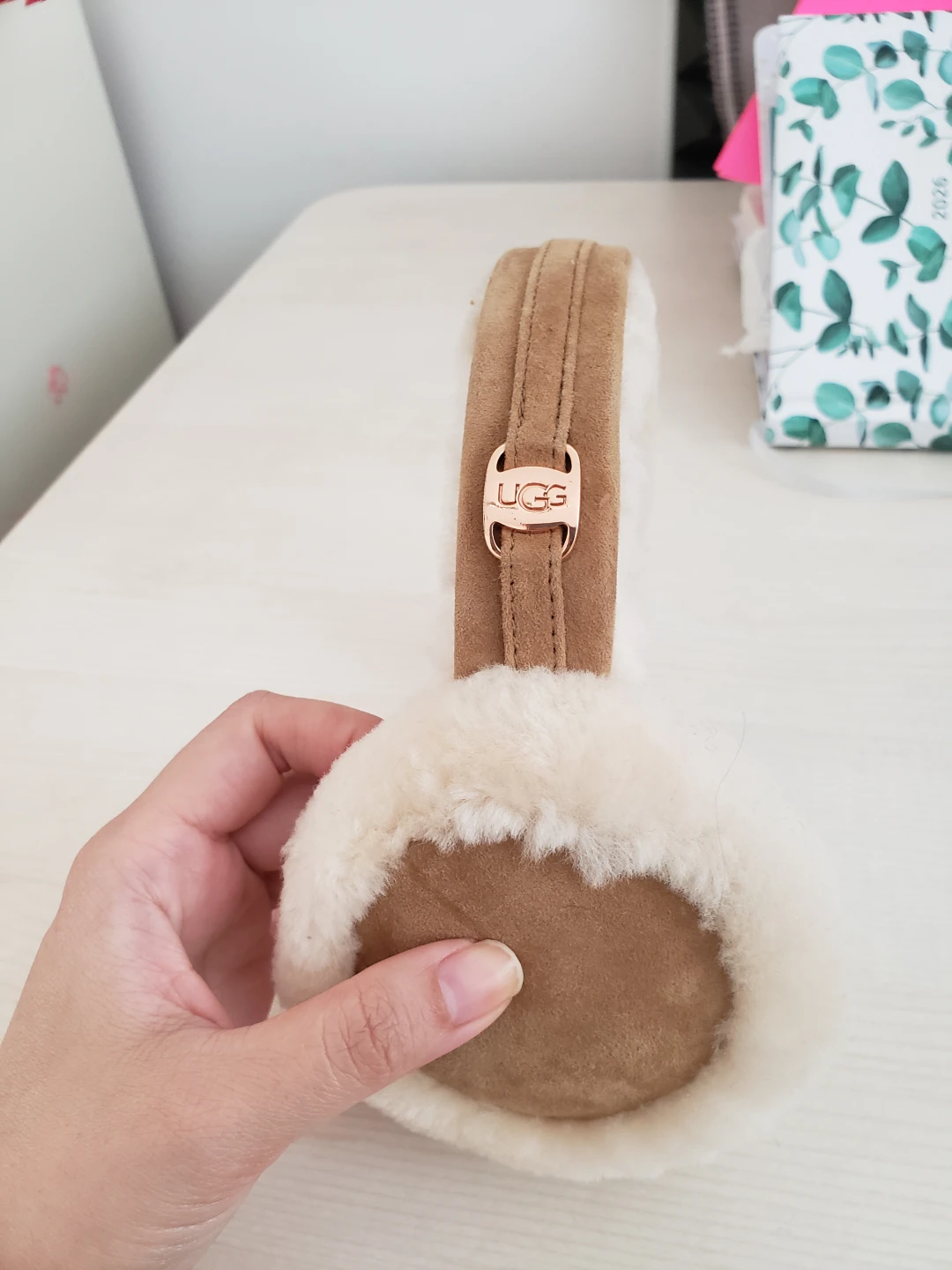 UGG Earphone earmuffa - Sheepskin and Suede