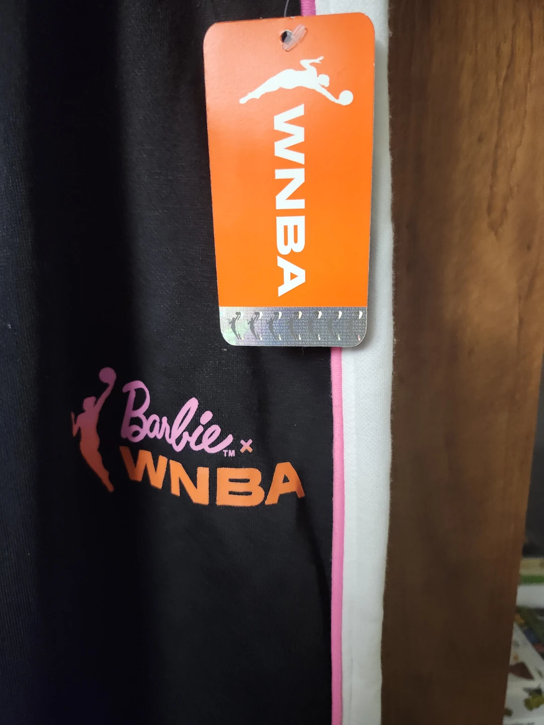 Barbie x WNBA Black Jogger Pants - Size L (Brand New)