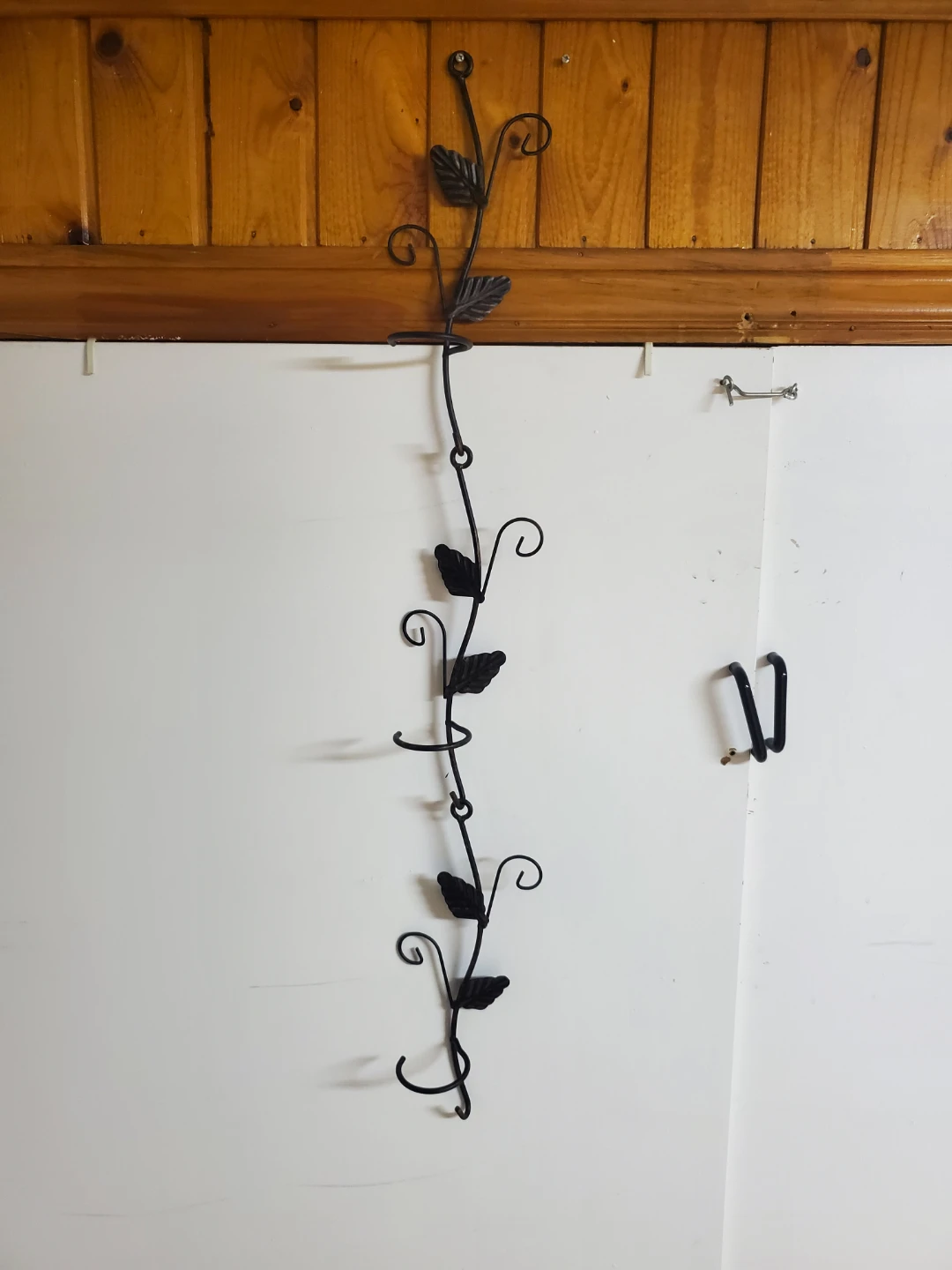 Wrought Iron Vine Candle Holder Wall Sconce