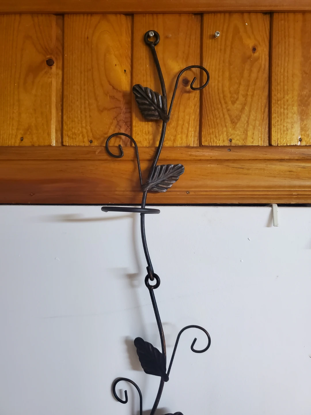 Wrought Iron Vine Candle Holder Wall Sconce - photo 2