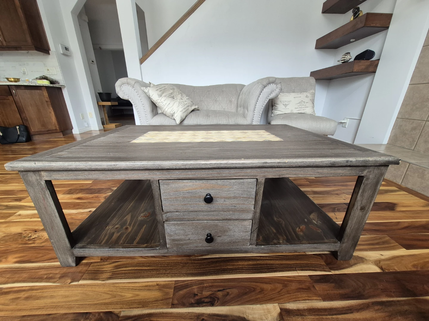 Rustic Wood Coffee Table